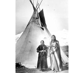 Picture of a Nez Perce Tepee