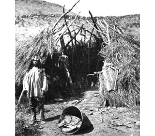 Great Basin Native Indians: Paiute Grass House