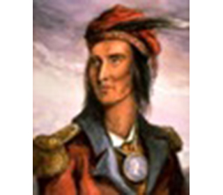 Native Indian Chiefs: Picture Image of Tecumseh